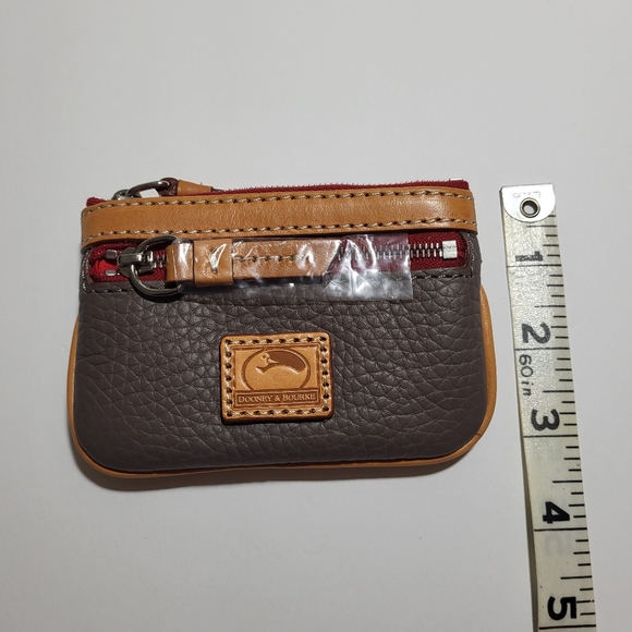 NWOT Dooney & Bourke Pebble Grain Card Case in Elephant - Picture 3 of 13
